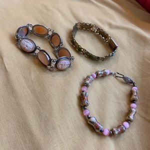 3 Vintage bracelets